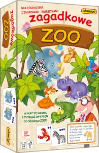 Ilustracja produktu Adamigo Gra Zagadkowe Zoo - Mini 07707